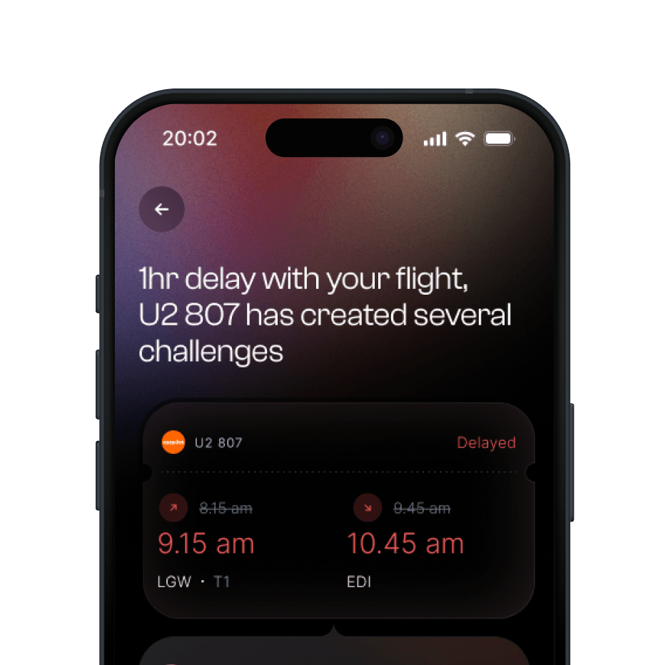 Calling out the main disruption detail in simple language